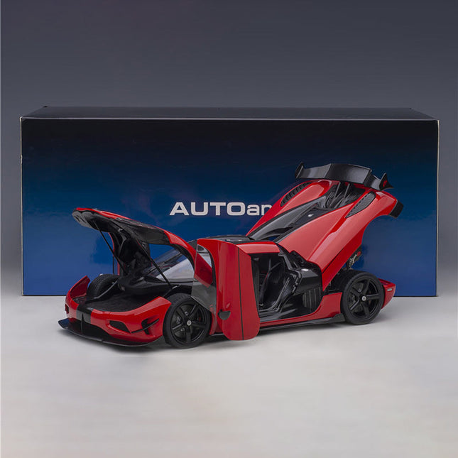 AutoArt Koenigsegg Agera RS Red 1:18 Diecast Model Car - detailed collector display model