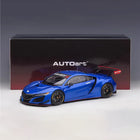 AutoArt Honda NSX GT3 2018 Blue 1:18 Diecast Model Car - detailed collector display model