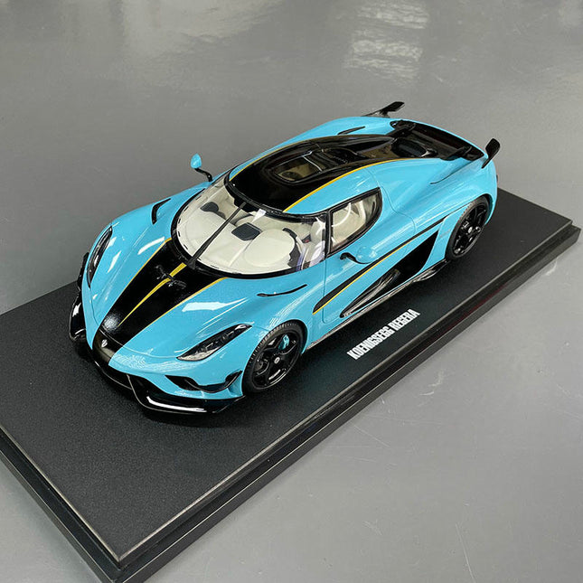 GT Spirit Koenigsegg Agera RS Blue GT881 1:18 Resin Model Car - detailed collector display model