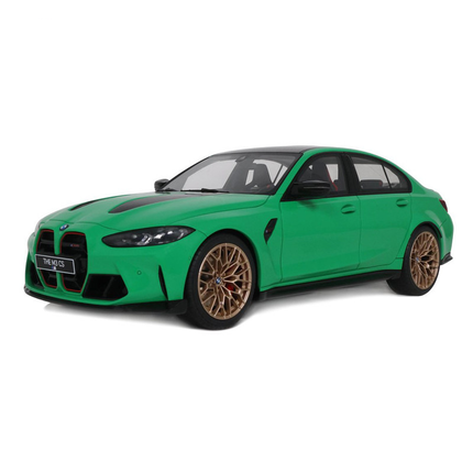 GT Spirit BMW M3 CS 2023 Signal Green GT976 1:18 Resin Model Car - detailed collector display model
