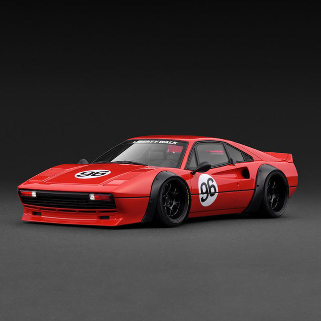 Ignition Model LB-WORKS 308 Red 1:18 Resin Model Car - detailed collector display model