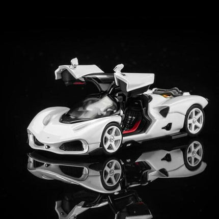 Motorhelix Nilu27 White 1:64 Diecast Model Car - showroom-quality model replica