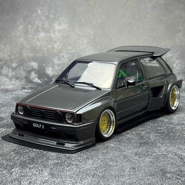 Otto Volkswagen Golf II GTI Gray OT476 1:18 Resin Model Car - detailed collector display model