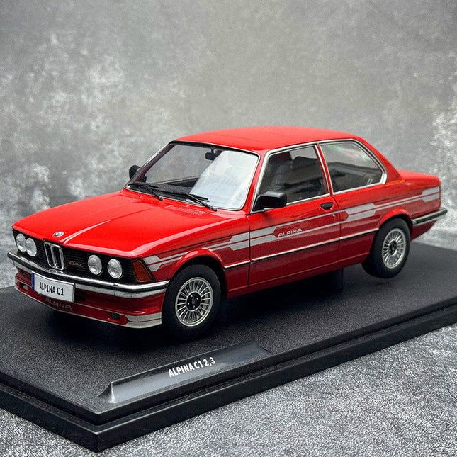 Solido BMW ALPINA E21 323i 1980 Red 1:18 Diecast Model Car - detailed collector display model