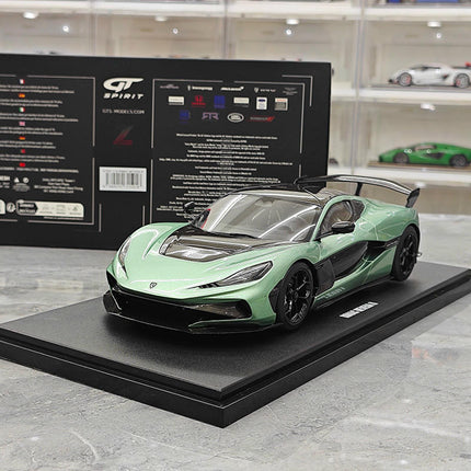 GT Spirit Rimac Nevera R Light Green GT547 1:18 Resin Model Car - collectible scale model car
