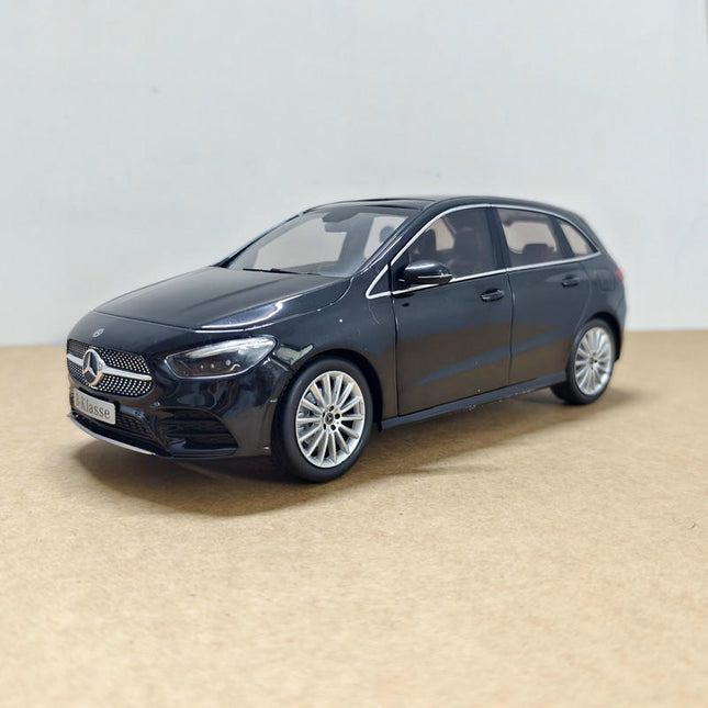 Original Manufacturer Mercedes-Benz B-Class MPV Black 1:18 Diecast Model Car - detailed collector display model