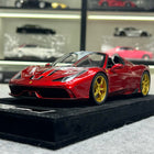 HH Model Ferrari 458 Speciale Aperta Metallic Red 1:18 Resin Model Car - detailed collector display model