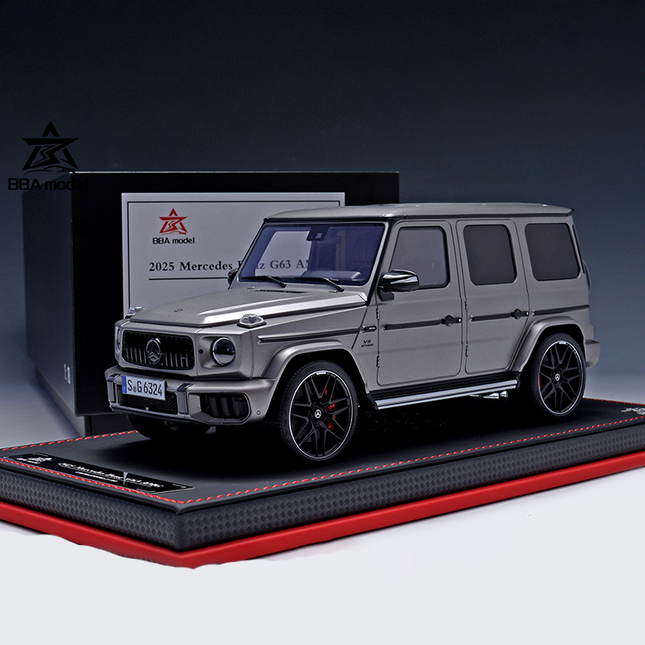 BBA Model Mercedes-Benz G63 AMG 2025 1:18 Resin Model Car - detailed collector display model