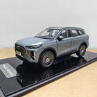 YX Car Model Chery Tiggo 8L SUV Grey 1:18 Diecast Model Car - detailed collector display model