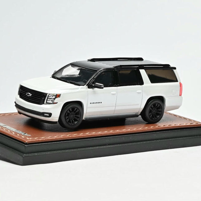GOC Chevrolet Suburban SUV 2015 1:64 Diecast Model Car - studio product photo of the scale model