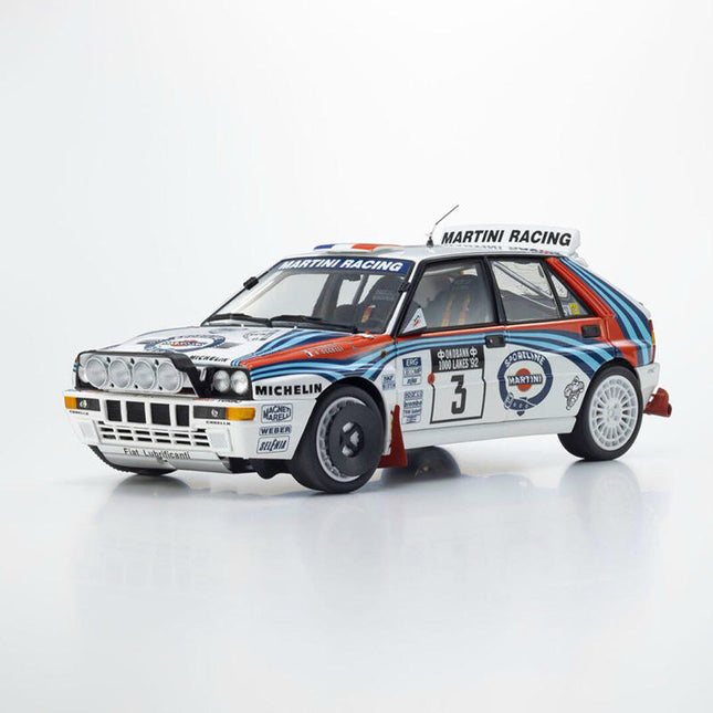 Kyosho Lancia Delta Integrale Evo 1992 1:18 Diecast Model Car - studio product photo of the scale model