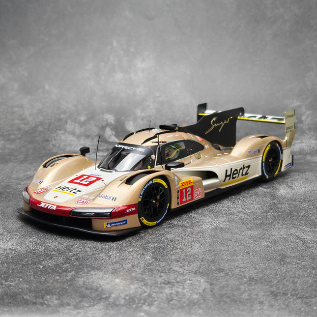 Norev Porsche 963 Hertz Team 2024 1:18 Diecast Model Car - detailed collector display model