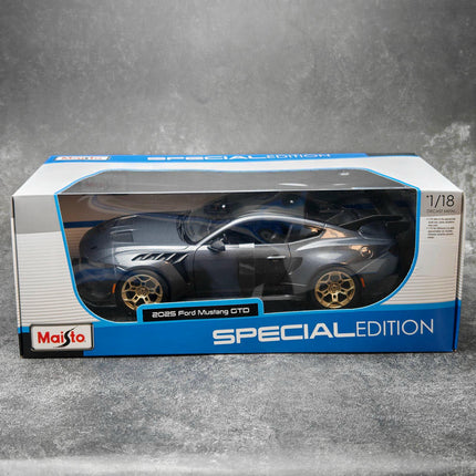 Maisto Ford Mustang GTD 2025 Red 1:18 Diecast Model Car - hand-finished display model