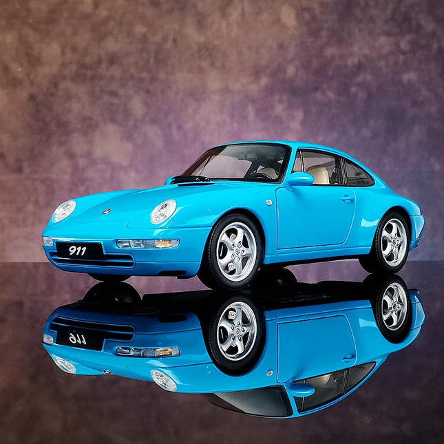 AutoArt Porsche 911 (993) Carrera 1:18 Diecast Model Car - detailed collector display model
