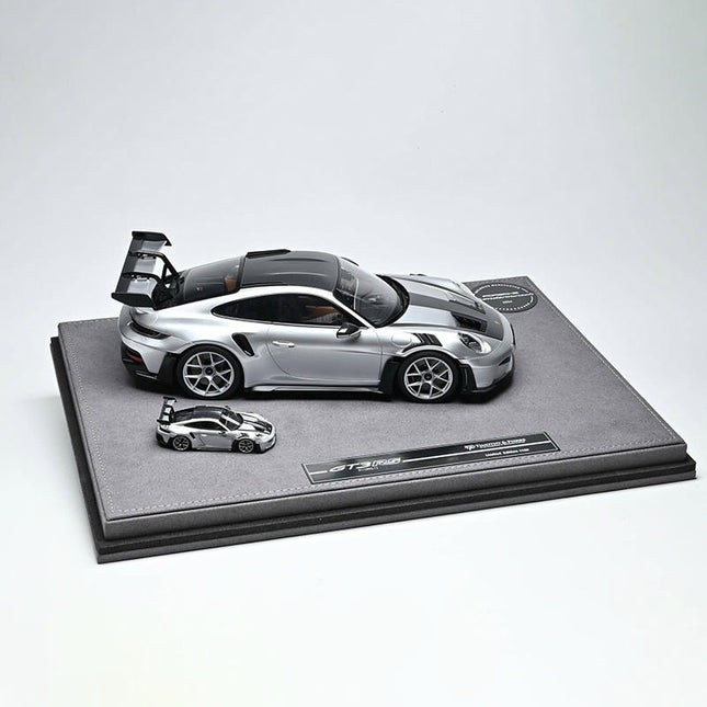 TP Porsche 992 GT3 RS Sonderwunsch 1:18 Resin Model Car - studio product photo of the scale model