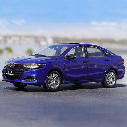 YX Car Model Honda Crider 2019 Blue 1:18 Diecast Model Car - scale model collectible piece