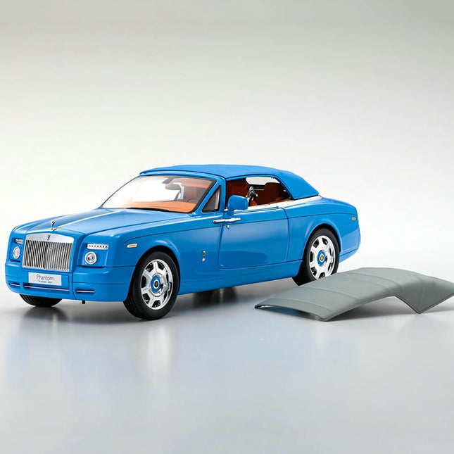 Kyosho Rolls-Royce Phantom Convertible – Limited Collector’s Edition 1:18 Diecast Model Car - detailed collector display mode
