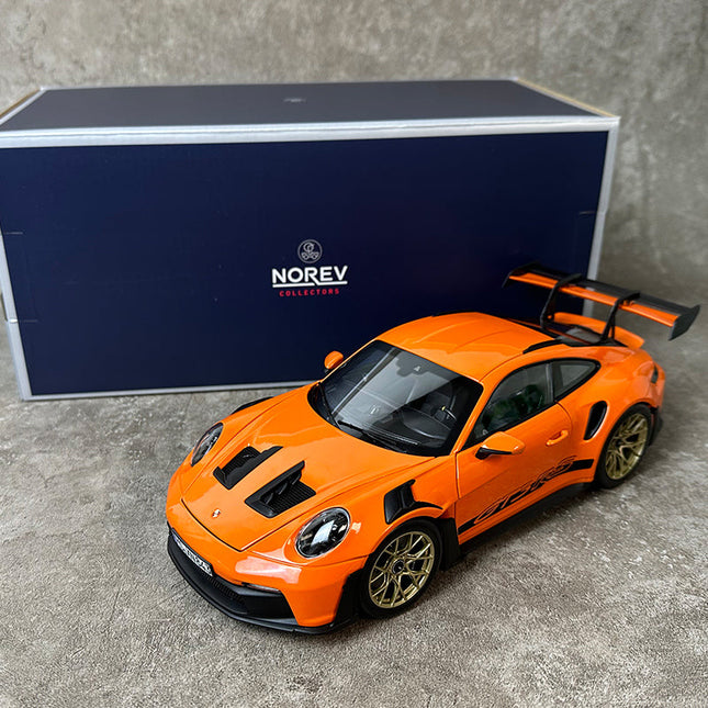 Norev Porsche 911 992 GT3 RS 2022 1:18 Diecast Model Car - detailed collector display model