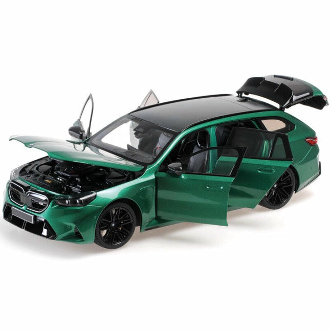 Minichamps BMW M5 Touring G99 2024 1:18 Diecast Model Car - studio product photo of the scale model