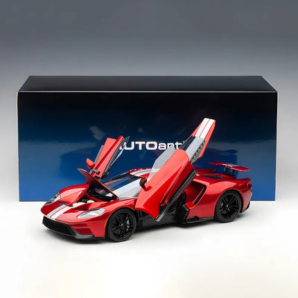 AutoArt Ford GT 2017 Red 1:18 Diecast Model Car - studio product photo of the scale model