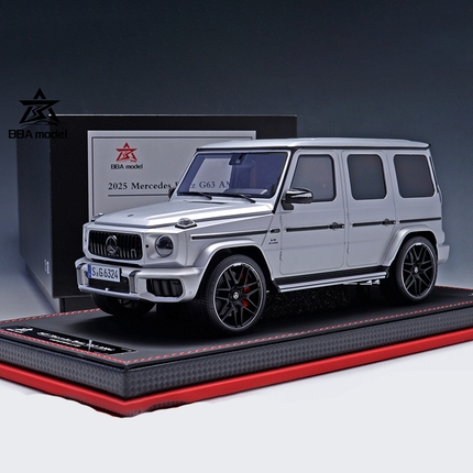 BBA Model Mercedes-Benz G63 AMG 2025 1:18 Resin Model Car - premium collector scale model