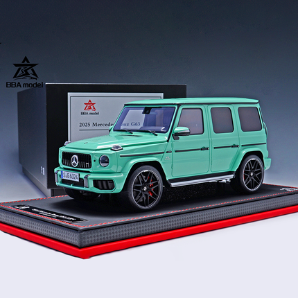 BBA Model Mercedes-Benz G63 AMG 2025 1:18 Resin Model Car - collectible scale model car