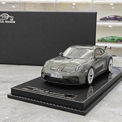 VIP Porsche 911 GT3 GT Silver 1:18 Resin Model Car - fine detailed model replica