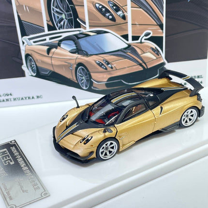 Car King HEC2026 Exhibition Limited Edition Collection Gold 1:64 Diecast Model Car - premium collector scale model
