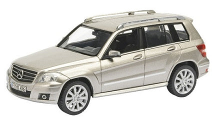 Silver diecast model SUV car in 1:18 scale with realistic detailing, angled view