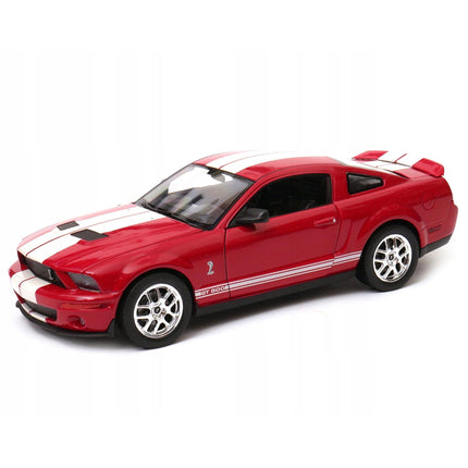 Shelby Cobra GT500 1967 Red Welly 1:24 Diecast Model with Opening Doors and Hood