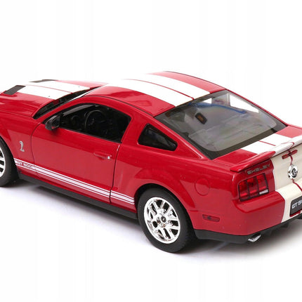 Shelby Cobra GT500 1967 Red Welly 1:24 Diecast Model with Opening Doors and Hood
