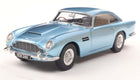 1:18 scale blue classic coupe diecast model car with chrome detailing and wire wheels