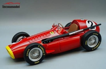 1:18 scale red Ferrari vintage Formula 1 diecast model car with number 2 on side
