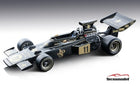 1:18 scale black and gold diecast Formula 1 car model with John Player Special livery by Tecnomodel
