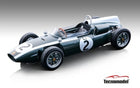 1:18 scale classic green Formula 1 diecast model car with number 2 on doors and hood