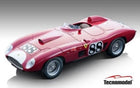 Red vintage Ferrari race car model with number 88, detailed 1:18 scale diecast, Tecnomodel