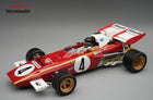 Red 1:18 scale diecast classic Formula 1 race car model with number 4 and detailed decals