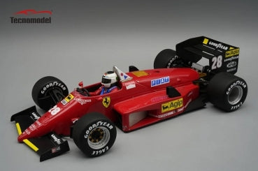 1:18 scale red Ferrari F1 diecast model car with detailed decals and racing livery