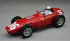 1:18 scale diecast red Ferrari race car model with number 36 and driver figure