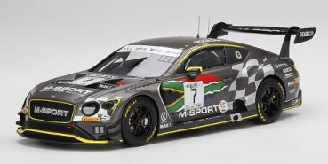 1:18 scale diecast Bentley Continental GT3 race car model with detailed racing livery