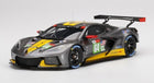 1:18 scale diecast Corvette C8.R model car with racing livery and rear wing