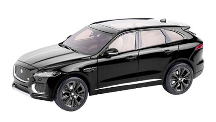 1:24 scale black SUV diecast model car with detailed interior and alloy wheels