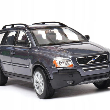 Volvo XC90 2007 Graphite Metallic Welly 1:24 22460 Diecast Model with Custom Plates