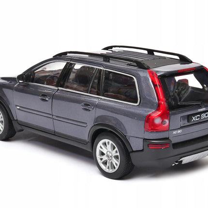 Volvo XC90 2007 Graphite Metallic Welly 1:24 22460 Diecast Model with Custom Plates