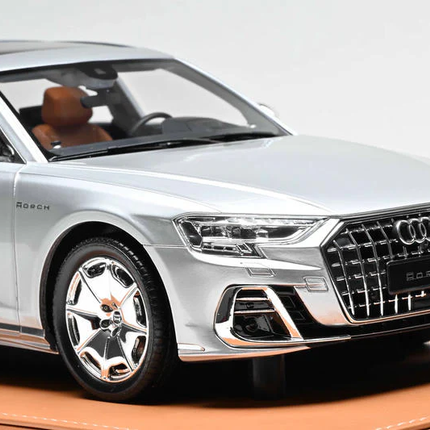 Vehicle Art Audi A8L Horch Gray/Silver 1:18 Resin Model Car