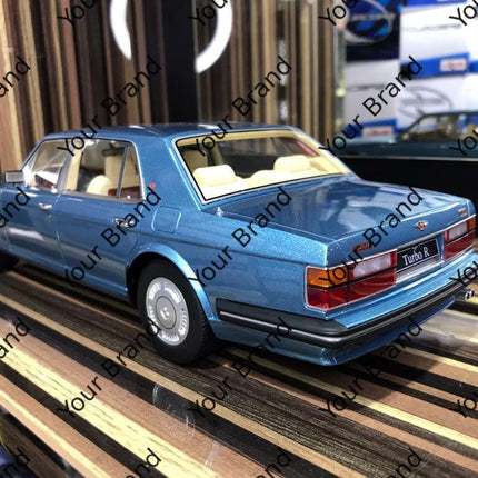 GT Spirit 1:18 Bentley Turbo R Blue Resin Model Car - collectible scale model car