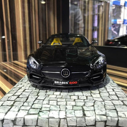 LCD Model Mercedes-Benz Brabus 600 GTS Black 1:18 Resin Model Car - fine detailed model replica