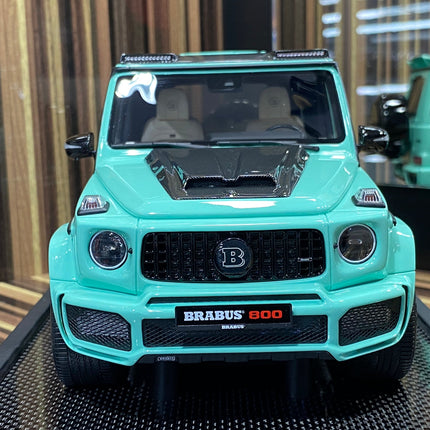 1/18 Resin Mercedes-Benz Brabus G800 G-Class Tiffany Model Car by Motorhelix - studio product photo of the scale model