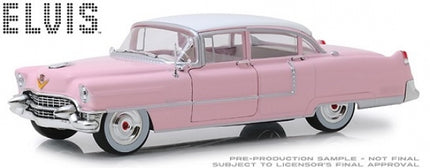 1:24 scale pink Cadillac Fleetwood Series 60 diecast model car, side view