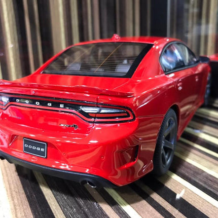 GT Spirit 1/18 Dodge Charger SRT Hellcat Red Resin Scale Model Car - premium collector scale model